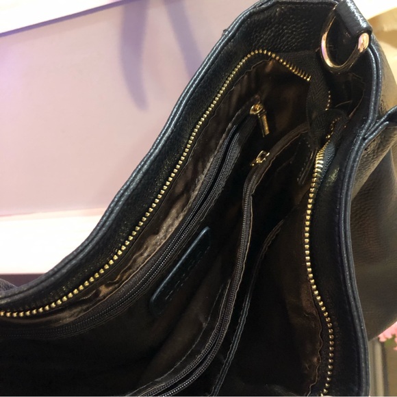 Heshe Leather Tote Purse Bag - Picture 4 of 6